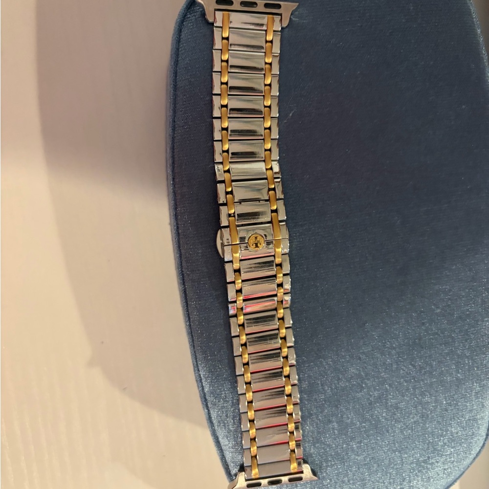 Gold and Silver Two-Tone Watch Bracelet